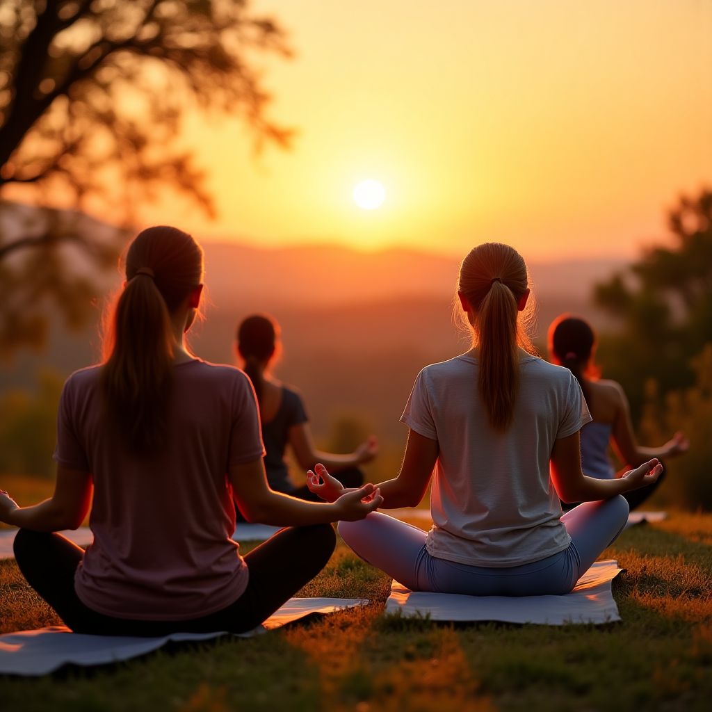 Meditation im Freien