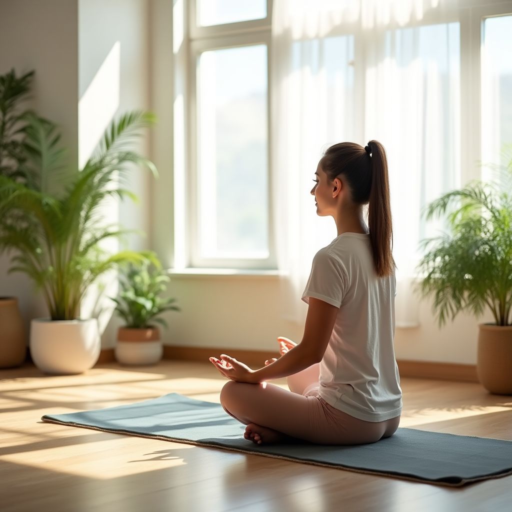 Coach bei einer Mindfulness-Session